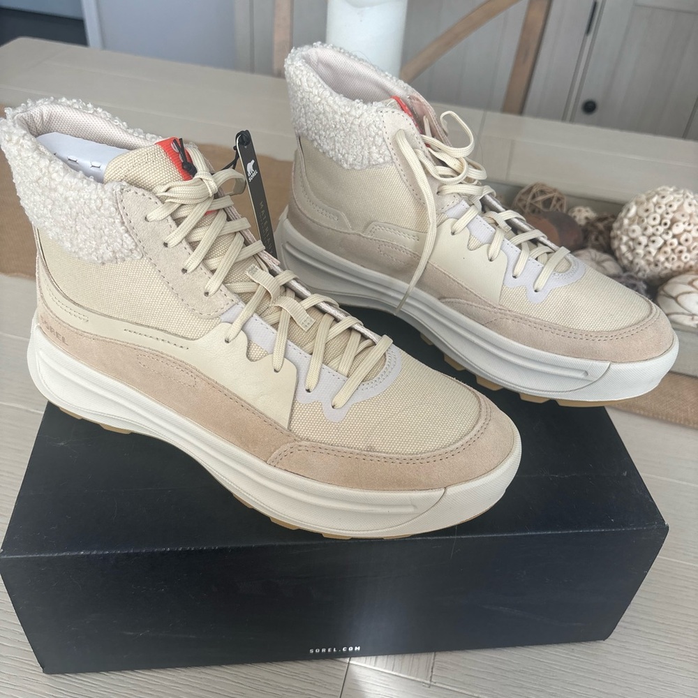 Sorel Beige Winter Boots for Women